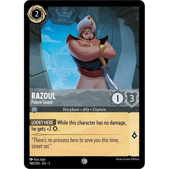 Lorcana - Into The Inklands - 188/204 Razoul - Palace Guard Common