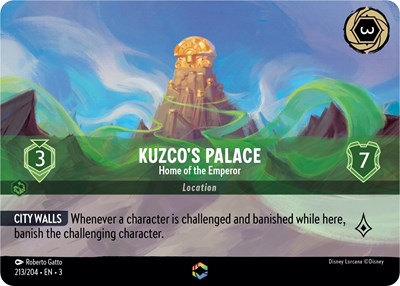 Lorcana - Into The Inklands - 213/204 Kuzco's Palace - Home of the Emperor Enchanted