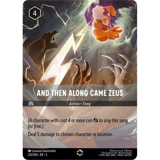 Lorcana - Into The Inklands - 222/204 And Then Along Came Zeus (Enchanted) Enchanted