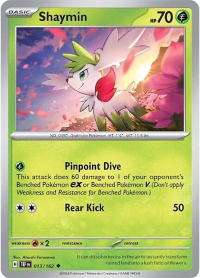 Scarlet & Violet Temporal Forces - 013/162 Shaymin Uncommon