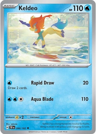 Scarlet & Violet Temporal Forces - 044/162 Keldeo Uncommon