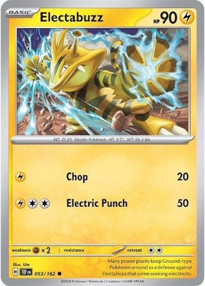 Scarlet & Violet Temporal Forces - 053/162 Electabuzz Common