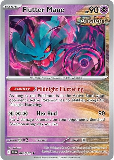 Scarlet & Violet Temporal Forces - 078/162 Flutter Mane Rare