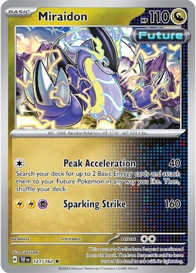 Scarlet & Violet Temporal Forces - 121/162 Miraidon Rare