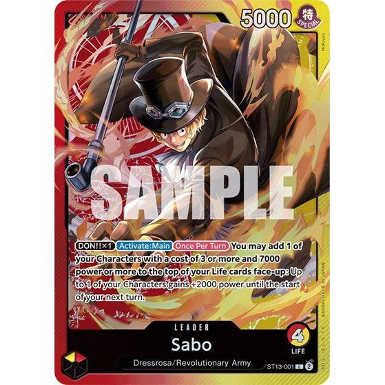 One Piece Card Game - ST13-001 Sabo Leader