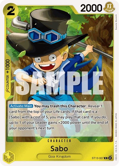 One Piece Card Game - ST13-007 Sabo C