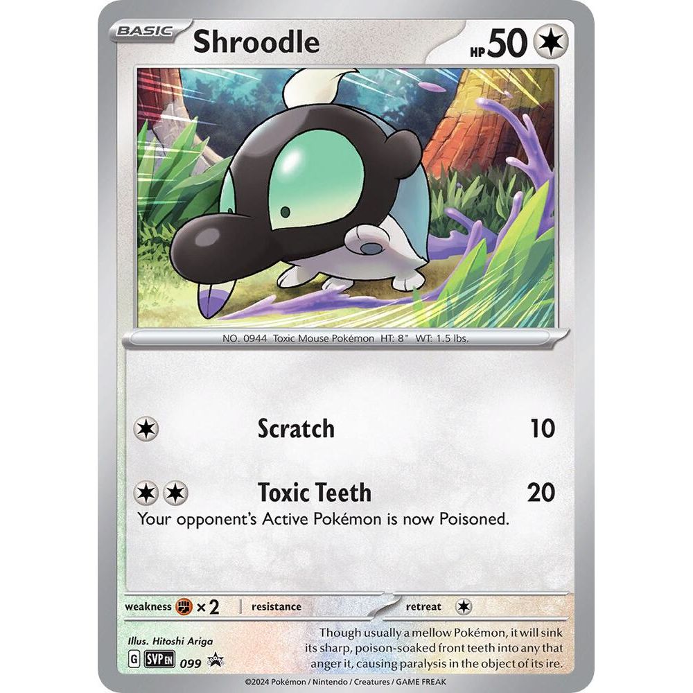 Scarlet & Violet Promo - SVP 099 Shroodle (Cosmos Holofoil)