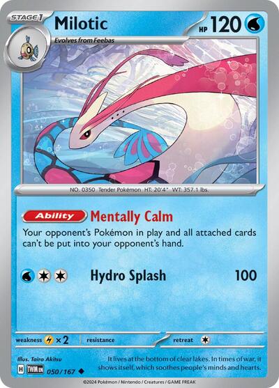 Scarlet & Violet Twilight Masquerade - 050/167 Milotic Uncommon