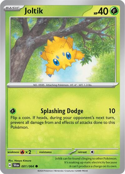 Scarlet & Violet Shrouded Fable - 001/064 Joltik Common