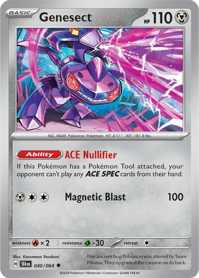 Scarlet & Violet Shrouded Fable - 040/064 Genesect Uncommon