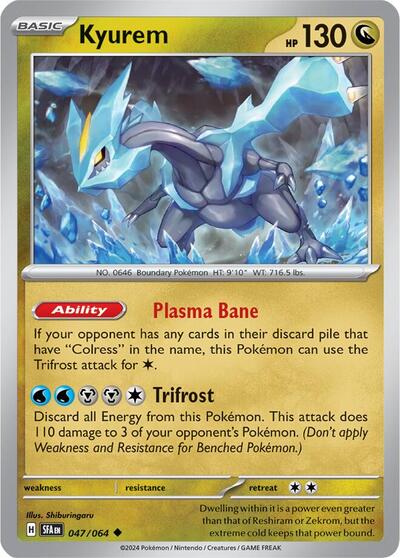 Scarlet & Violet Shrouded Fable - 047/064 Kyurem Uncommon