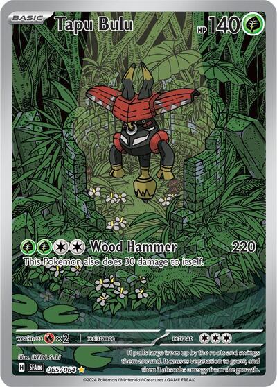 Scarlet & Violet Shrouded Fable - 065/064 Tapu Bulu Illustration Rare