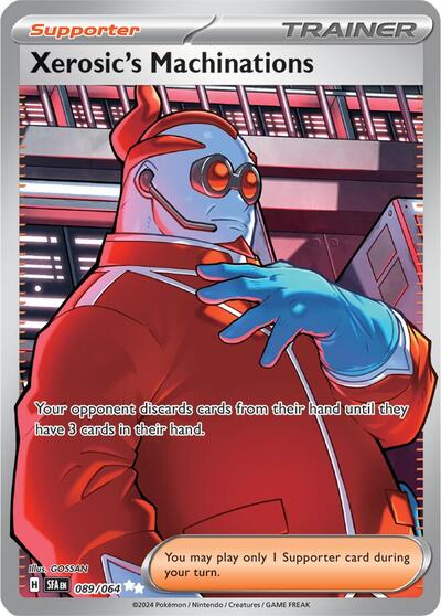 Scarlet & Violet Shrouded Fable - 089/064 Xerosic's Machinations Ultra Rare