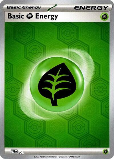 Scarlet & Violet Shrouded Fable - 001 Basic Grass Energy Common