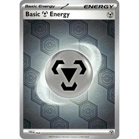 Scarlet & Violet Shrouded Fable - 8 Basic Metal Energy (Reverse Holofil) Common