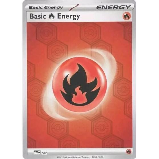 Scarlet & Violet Shrouded Fable - 2 Basic Fire Energy Common