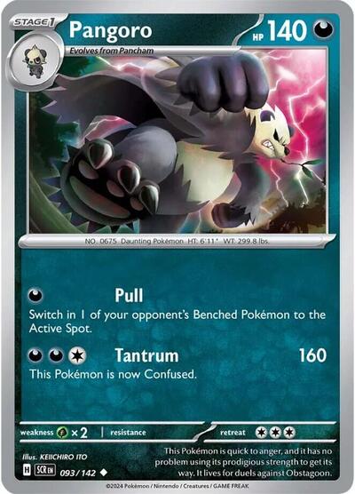Scarlet & Violet Stellar Crown - 093/142 Pangoro Uncommon