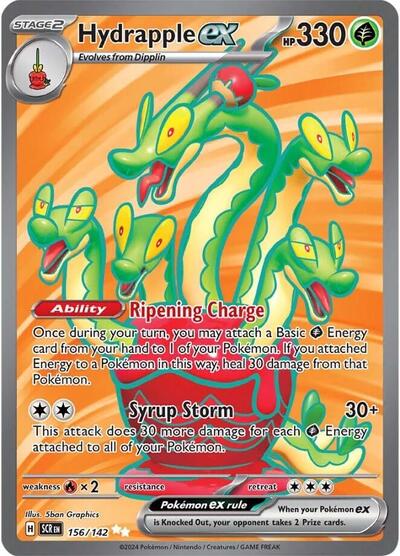 Scarlet & Violet Stellar Crown - 156/142 Hydrapple ex Ultra Rare