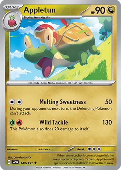 Scarlet & Violet Surging Sparks - 140/191 Appletun Uncommon