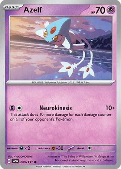 Scarlet & Violet Surging Sparks - 080/191 Azelf Common