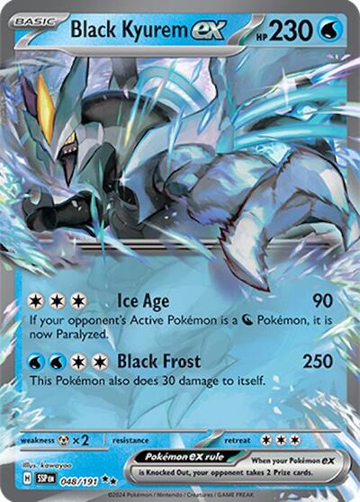 Scarlet & Violet Surging Sparks - 048/191 Black Kyurem ex Double Rare