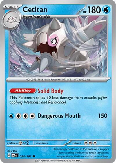 Scarlet & Violet Surging Sparks - 054/191 Cetitan Common
