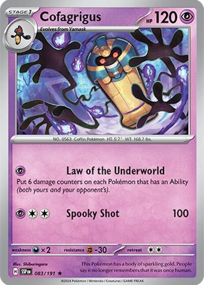 Scarlet & Violet Surging Sparks - 083/191 Cofagrigus Rare