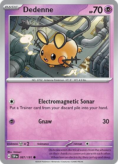 Scarlet & Violet Surging Sparks - 087/191 Dedenne Common