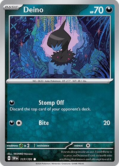 Scarlet & Violet Surging Sparks - 117/191 Deino Common