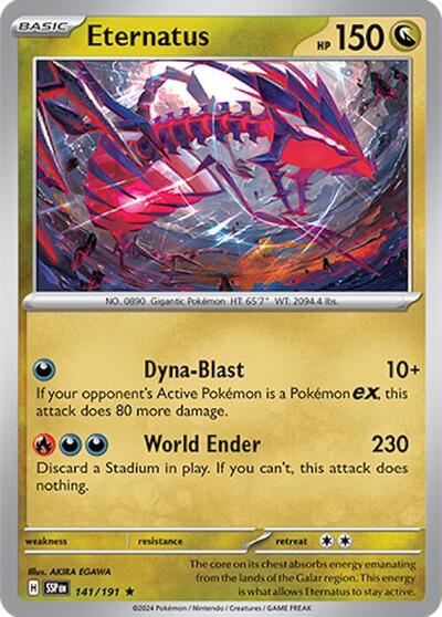 Scarlet & Violet Surging Sparks - 141/191 Eternatus Rare