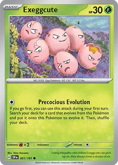 Scarlet & Violet Surging Sparks - 001/191 Exeggcute Common