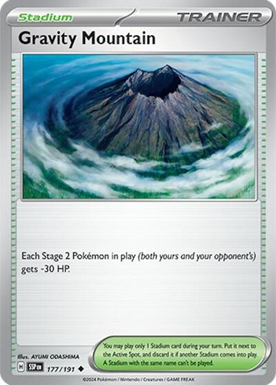 Scarlet & Violet Surging Sparks - 177/191 Gravity Mountain Uncommon