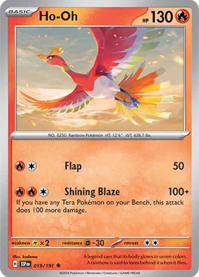 Scarlet & Violet Surging Sparks - 019/191 Ho-Oh Uncommon