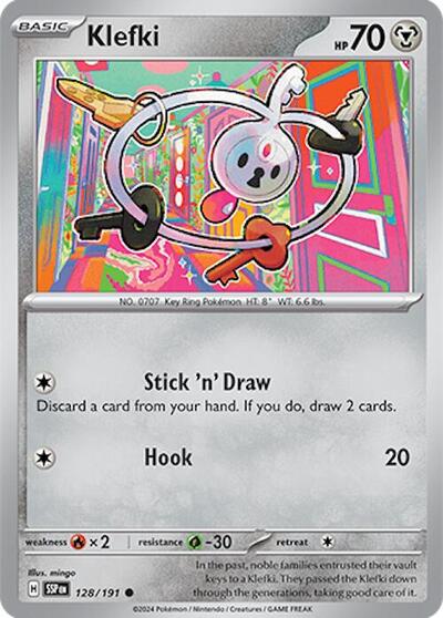 Scarlet & Violet Surging Sparks - 128/191 Klefki Common