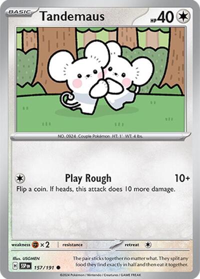 Scarlet & Violet Surging Sparks - 157/191 Tandemaus Common