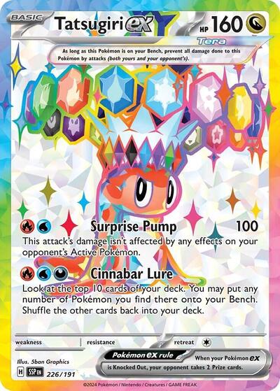 Scarlet & Violet Surging Sparks - 226/191 Tatsugiri ex Ultra Rare