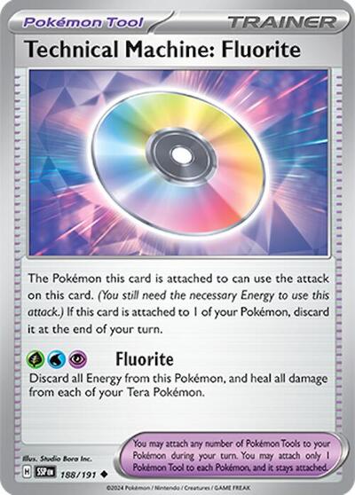 Scarlet & Violet Surging Sparks - 188/191 Technical Machine: Fluorite Uncommon