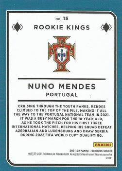 2021-22 Donruss #15 Nuno Mendes Rookie Kings