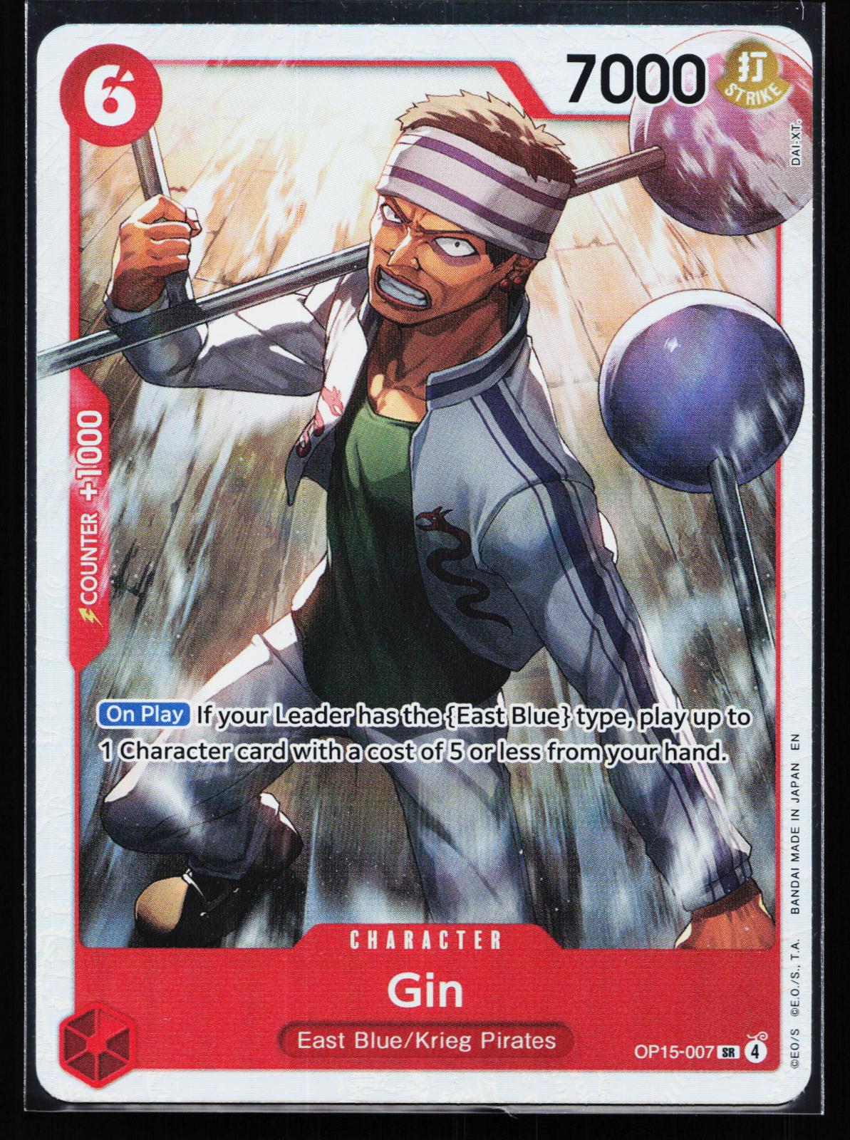 Adventure on Kami's Island OP15-007 Gin Super Rare