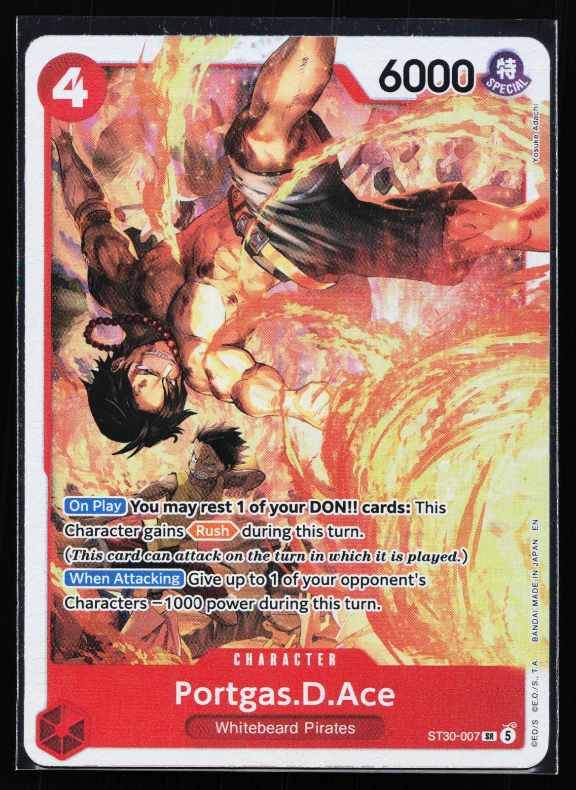 Starter Deck EX: Luffy & Ace ST30-007 Portgas.D.Ace (007) Super Rare