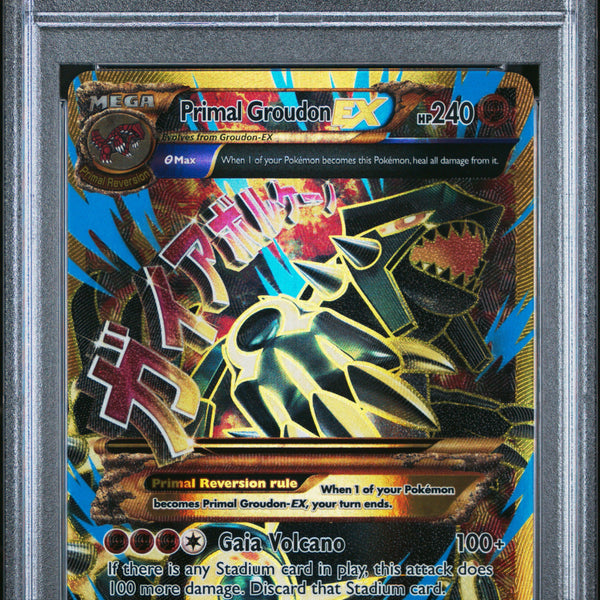 2015 Pokemon Primal Groudon EX 97/98 Ancient Origins PSA 9
