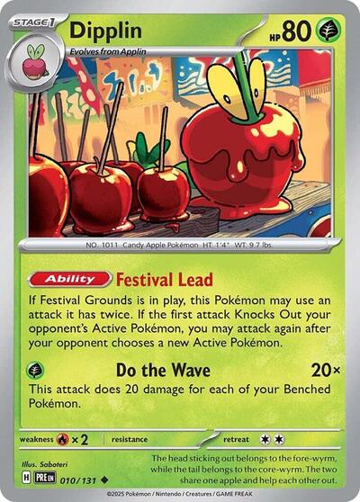 Scarlet & Violet Prismatic Evolutions - 010/131 Dipplin Uncommon