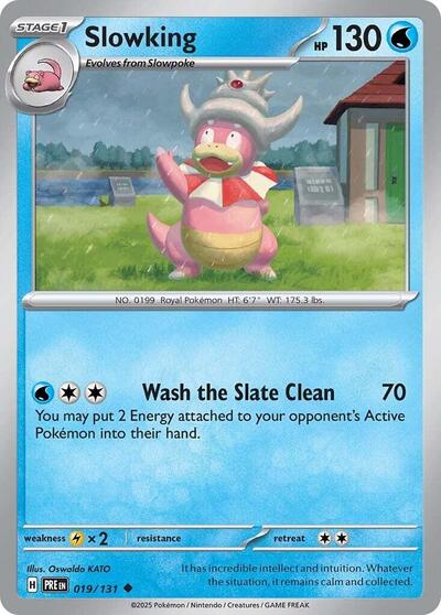 Scarlet & Violet Prismatic Evolutions - 019/131 Slowking Uncommon