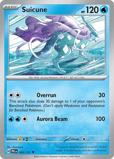 Scarlet & Violet Prismatic Evolutions - 024/131 Suicune Uncommon