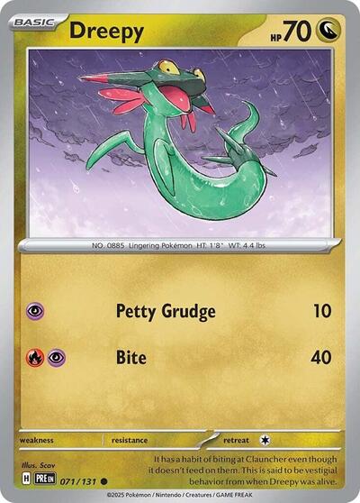 Scarlet & Violet Prismatic Evolutions - 071/131 Dreepy Common