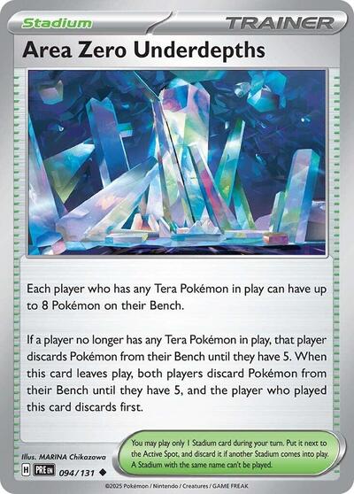 Scarlet & Violet Prismatic Evolutions - 094/131 Area Zero Underdepths Uncommon