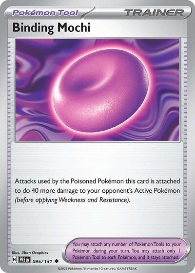 Scarlet & Violet Prismatic Evolutions - 095/131 Binding Mochi Uncommon