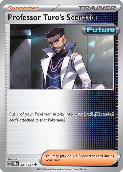 Scarlet & Violet Prismatic Evolutions - 121/131 Professor Turo's Scenario Uncommon