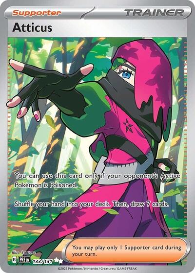 Scarlet & Violet Prismatic Evolutions - 133/131 Atticus Ultra Rare