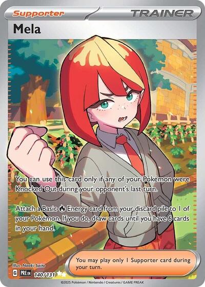 Scarlet & Violet Prismatic Evolutions - 140/131 Mela Ultra Rare